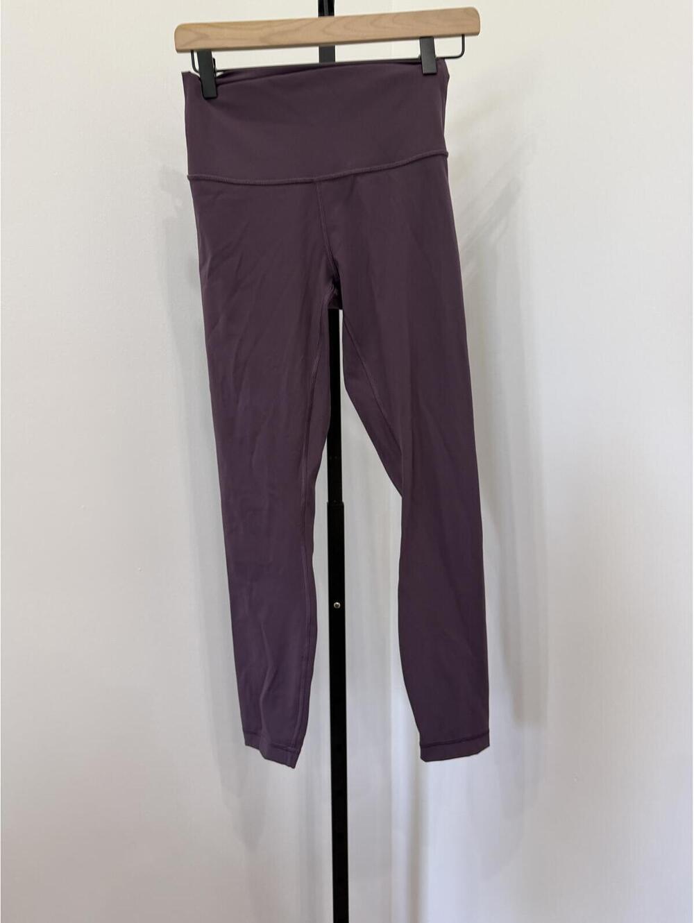 Lululemon Size 6 Purple High-Waisted Leggings - Picture 2 of 6